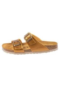 Samos Pf - Sandalias Planas - Senf Gold