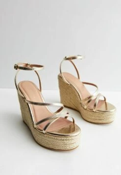 Snake - Alpargatas - Gold -Mundo De Zapatos 05b22c825af0489b916c928efd079947