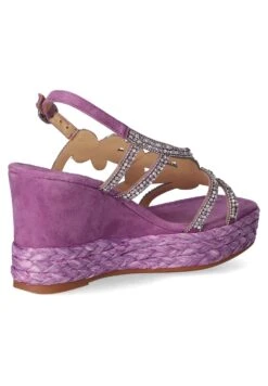 Alma En Pena Sandalias De Cuña - Violett -Mundo De Zapatos 08e0cb912c3c47e6b42661864459af5d