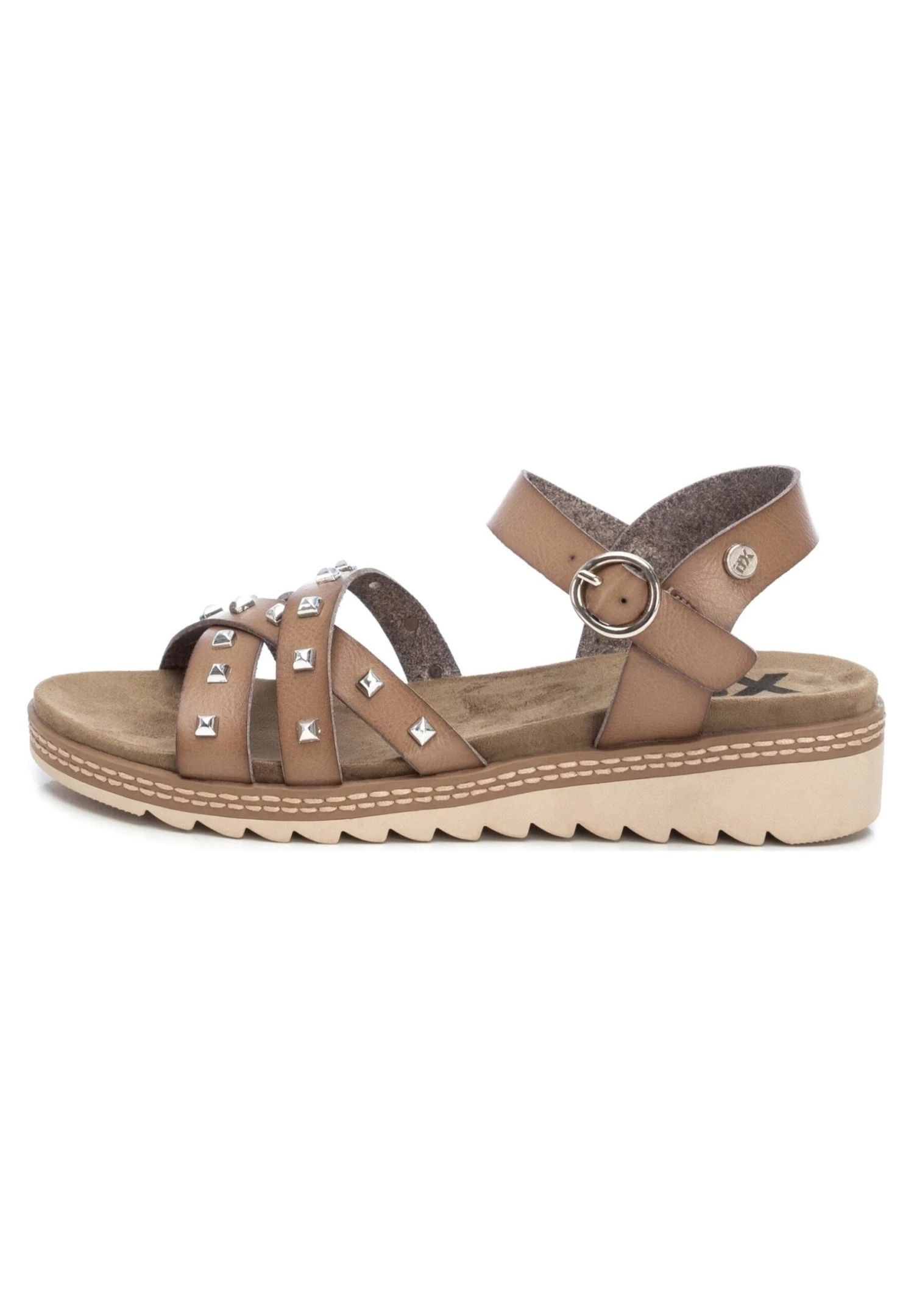 Xti Sandalias De Cuña - Kakhi 2 Xti Sandalias De Cuña - Kakhi - Imagen 2