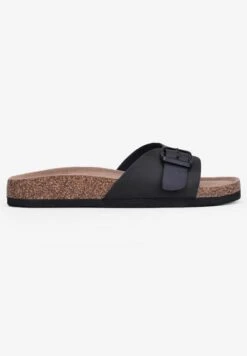 Hebilla - Sandalias Planas - Black