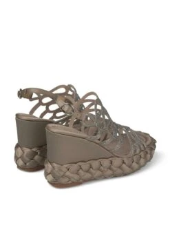 Alma En Pena Leani - Sandalias De Cuña - Plata -Mundo De Zapatos 0cc34ad29d464baa84eb8a08152b11d8