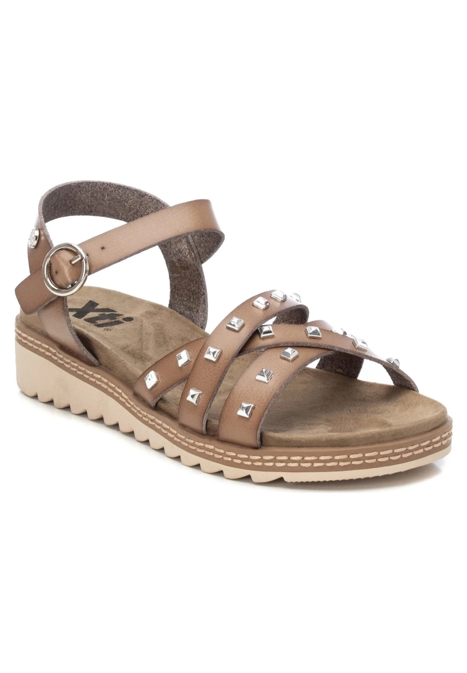 Xti Sandalias De Cuña - Kakhi 5 Xti Sandalias De Cuña - Kakhi - Imagen 5