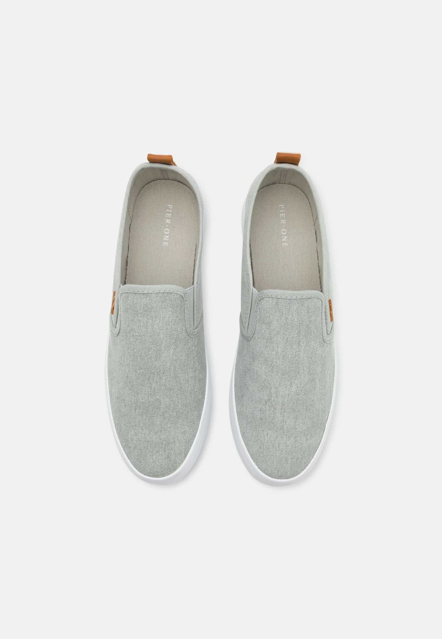 Pier One Unisex - Mocasines - Grey 4 Pier One Unisex - Mocasines - Grey - Imagen 4