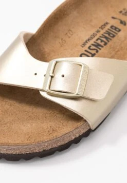 Birkenstock Madrid Bf Narrow - Pantuflas - Gold -Mundo De Zapatos 13c818ffaed545b599f2dd9c3b5119b1