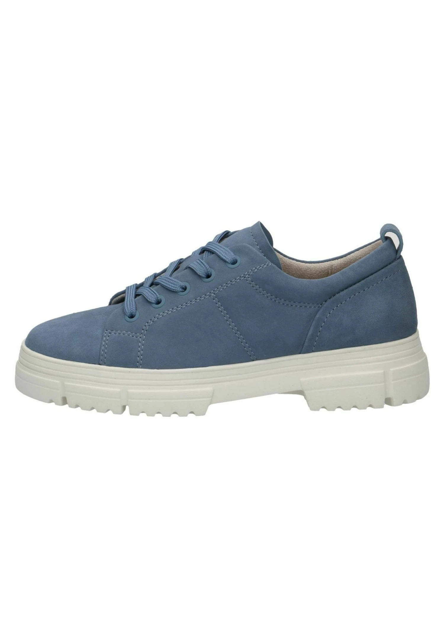 Caprice Zapatos Con Cordones - Blue Suede 1 Caprice Zapatos Con Cordones - Blue Suede