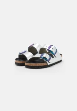 Birkenstock Arizona Lena - Pantuflas - Iridescent Silver -Mundo De Zapatos 1ec14ab0fae94199b0a0acfad80ee8a3