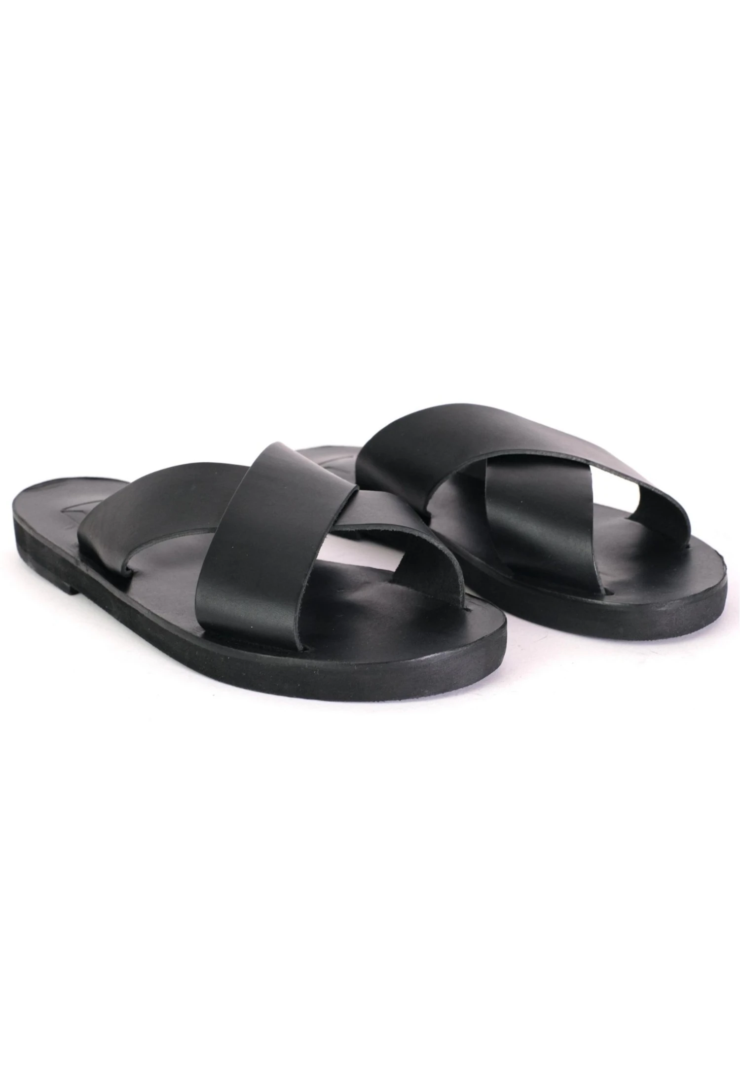 '24 Leather Flat - Sandalias Planas - Schwarz 2 '24 Leather Flat - Sandalias Planas - Schwarz - Imagen 2
