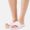 Adidas Originals Adilette- Sandalias Planas - Clear Pink/Footwear White