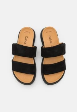Gabor Sandalias Planas - Schwarz -Mundo De Zapatos 21ef006689c1418092e40704a4de2036