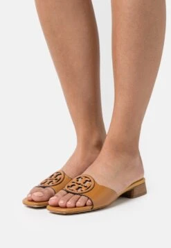 Tory Burch Bombe Miller Slide - Sandalias Planas - Almond Flour/Buttermilk