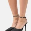 NA-KD Sparkling- Tacones - Black
