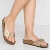 Birkenstock Madrid Bf Narrow - Pantuflas - Gold