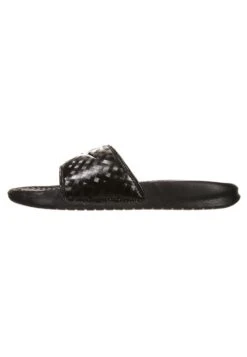 Nike Sportswear Benassi- Sandalias Planas - Black/White