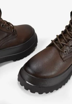 Botines Con Cordones - Marron 13 Botines Con Cordones - Marron -Mundo De Zapatos 37bc8fe38bf14b50b22f892f389bac53