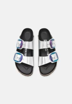 Birkenstock Arizona Lena - Pantuflas - Iridescent Silver -Mundo De Zapatos 387df4236715415ba71aaa77695968a3