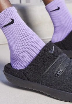 Nike Sportswear Pantuflas - Black Black Dark Smoke Grey -Mundo De Zapatos 38ec52dd997449bc8954b35858c3b5ac