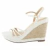 Next Forever Comfort Plait - Sandalias De Cuña - White