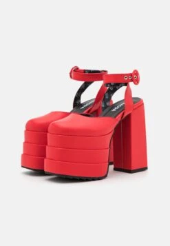 Lamoda Video Games - Sandalias Con Plataforma - Red -Mundo De Zapatos 41fa39cc8b084e99b635e4a978fef319