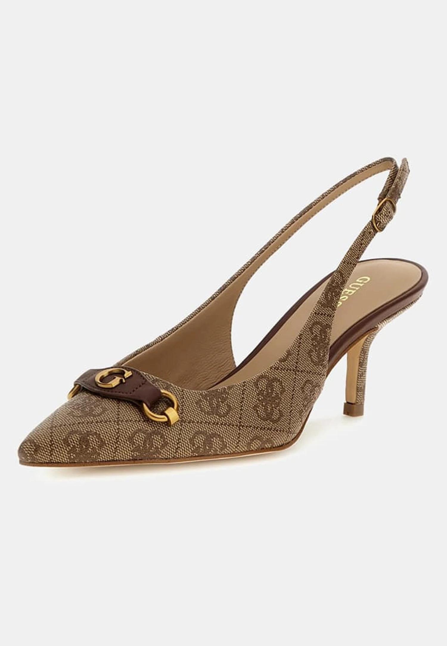 Guess Sdinee - Tacones - Beige/Brown 4 Guess Sdinee - Tacones - Beige/Brown - Imagen 4