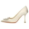 MELVIN & HAMILTON Alena 1 Raso Champagne - Tacones - Beige