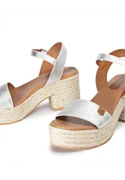 Abaka Laminado- Alpargatas - Plata -Mundo De Zapatos 4f29f8dad04e4605aa14e659ae75ac2c