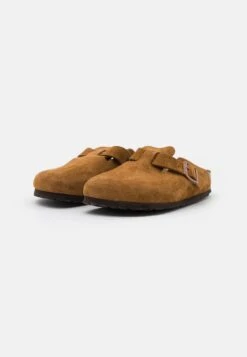 Birkenstock Boston Sfb Vl Narrow - Pantuflas - Brown -Mundo De Zapatos 50bcf0a6aa0b442799401236f332b55f