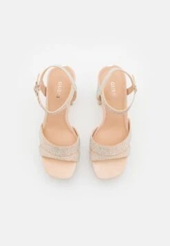Guess Zeline - Sandalias De Tacón - Nude -Mundo De Zapatos 5247f680c5674603a59b4d64267251df