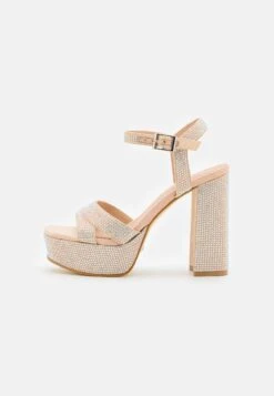 Guess Zeline - Sandalias De Tacón - Nude -Mundo De Zapatos 53fe79f2c2754dcba955f6c8b0eef664