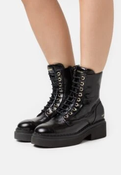 Nubikk Finn Bowie - Botines Con Cordones - Black