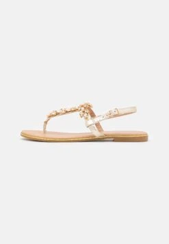 Anna Field Sandalias De Dedo - Gold -Mundo De Zapatos 5a4fe3d2f73f40a18fd7e7239d55f7ba