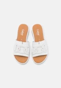 Gabor Comfort Sandalias Planas - Weiss -Mundo De Zapatos 5d1674fa12fa46bc83c54a857efa9bd5