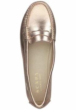 Scapa Mocasines - Metalic Nude -Mundo De Zapatos 60f7e7afbb06408a993fd183473f3d7a