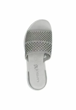 Caprice Sandalias Planas - Lt Grey Suede -Mundo De Zapatos 61cb8cb3cd7d451598d897854d629aba