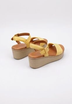 Cumbal - Sandalias De Cuña - Yellow -Mundo De Zapatos 65f100059653422a9a75f8659bd379d8