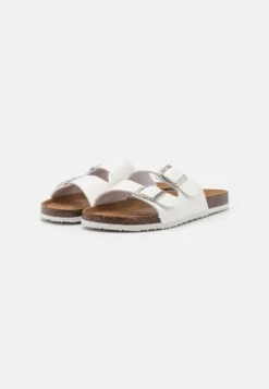 Rex Double Buckle Slide - Pantuflas - White Texture 8 Rex Double Buckle Slide - Pantuflas - White Texture -Mundo De Zapatos 68aed463c3af452394b6a8ff29668d00