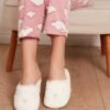 LELA Pantuflas - Ecru