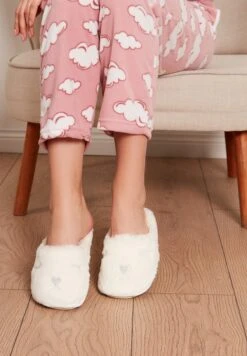 LELA Pantuflas - Ecru