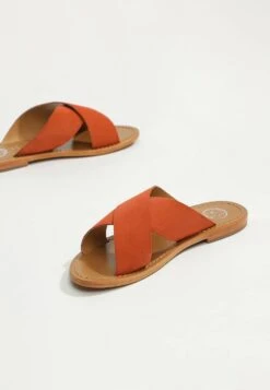 Sandalias Planas - Orange -Mundo De Zapatos 76f7fe6636a64b3cb96e05a99cda711e