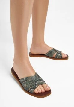 Lmjule - Sandalias Planas - Green