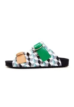 Sandalias Planas - Green -Mundo De Zapatos 7c693033c9b04e00b84ecba6f484379e