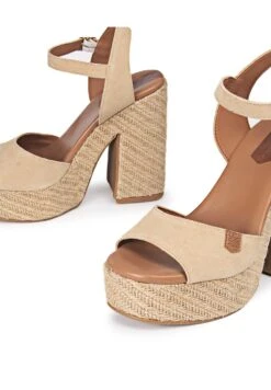 Arena - Sandalias Con Plataforma - Arena -Mundo De Zapatos 7f4f664193144f4ca7664a78b959a2fd