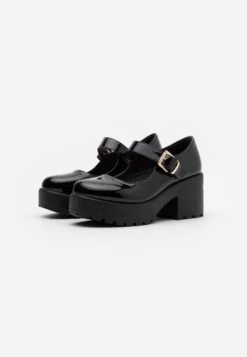 KOI FOOTWEAR Vegan Tira Classic Mary Janes - Zapatos De Plataforma - Black -Mundo De Zapatos 80ecd0c4d8a44bd2a6d8c8e1422dffa2