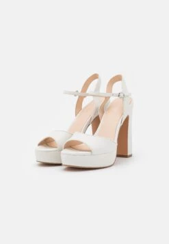 Even&Odd Leather - Sandalias Con Plataforma - White -Mundo De Zapatos 83bbeb6f12f2493a978c94ef82ded148
