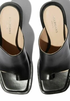 Sandalias De Dedo - Black Calf -Mundo De Zapatos 852f776671fe4d7d988233671b14cae0