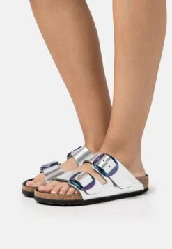 Birkenstock Arizona Lena - Pantuflas - Iridescent Silver