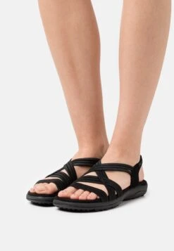 Skechers Reggae Slim Fit - Sandalias - Black Gore
