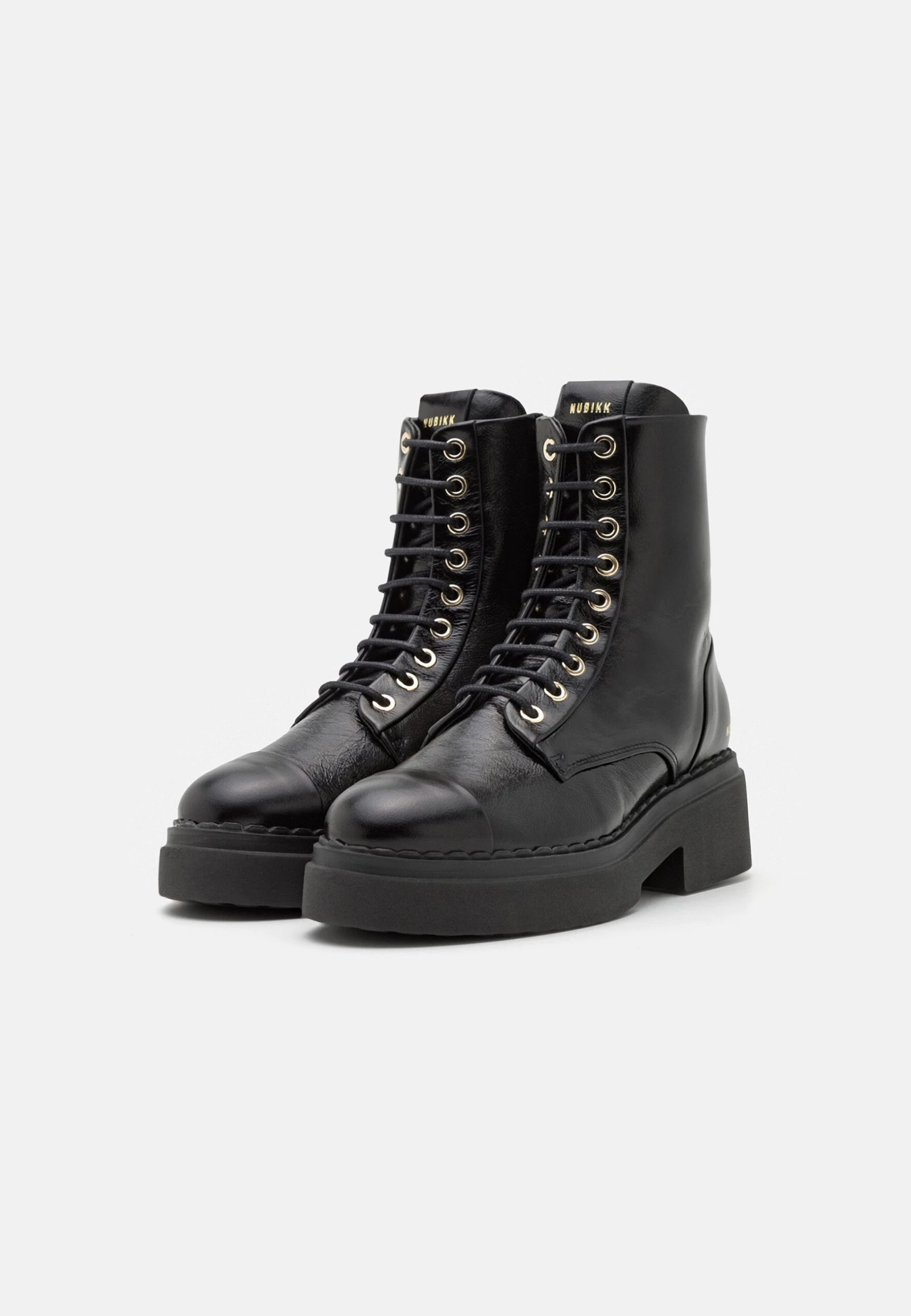Nubikk Finn Bowie - Botines Con Cordones - Black 3 Nubikk Finn Bowie - Botines Con Cordones - Black - Imagen 3