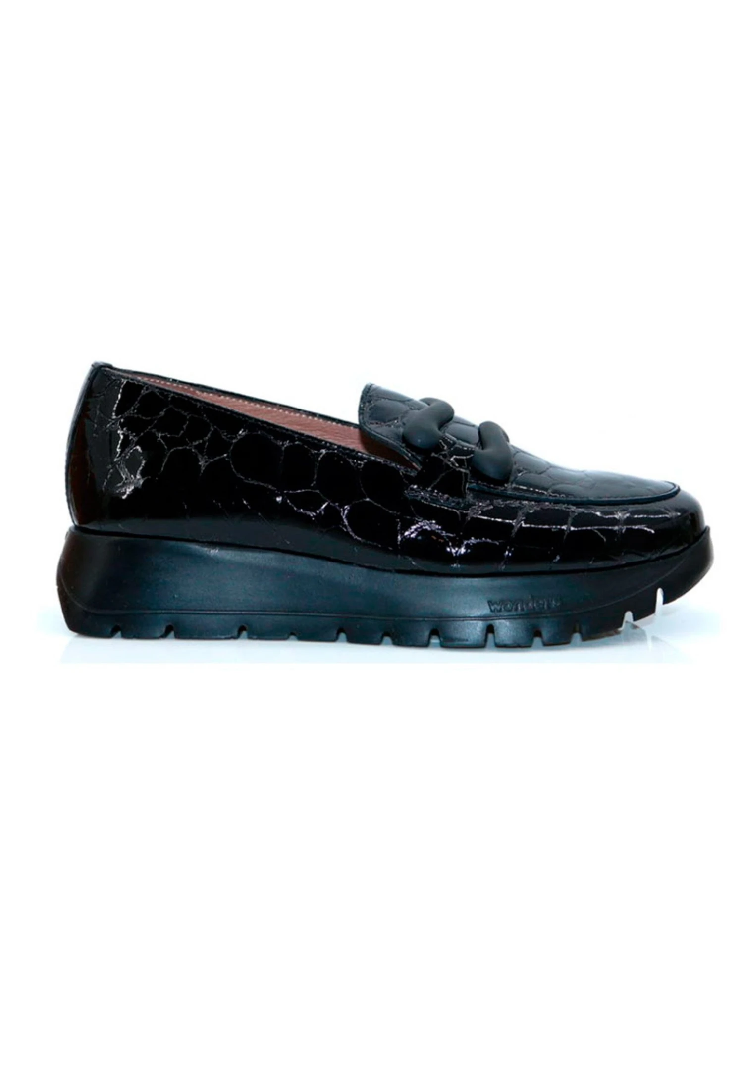 Wonders Charol- Mocasines - Black 1 Wonders Charol- Mocasines - Black