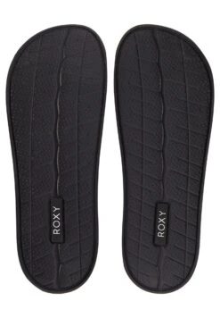 Roxy Slippy KnitSndl Blk - Sandalias Planas - Black -Mundo De Zapatos 95916de7e57b409ea3f4770c3b25fe22
